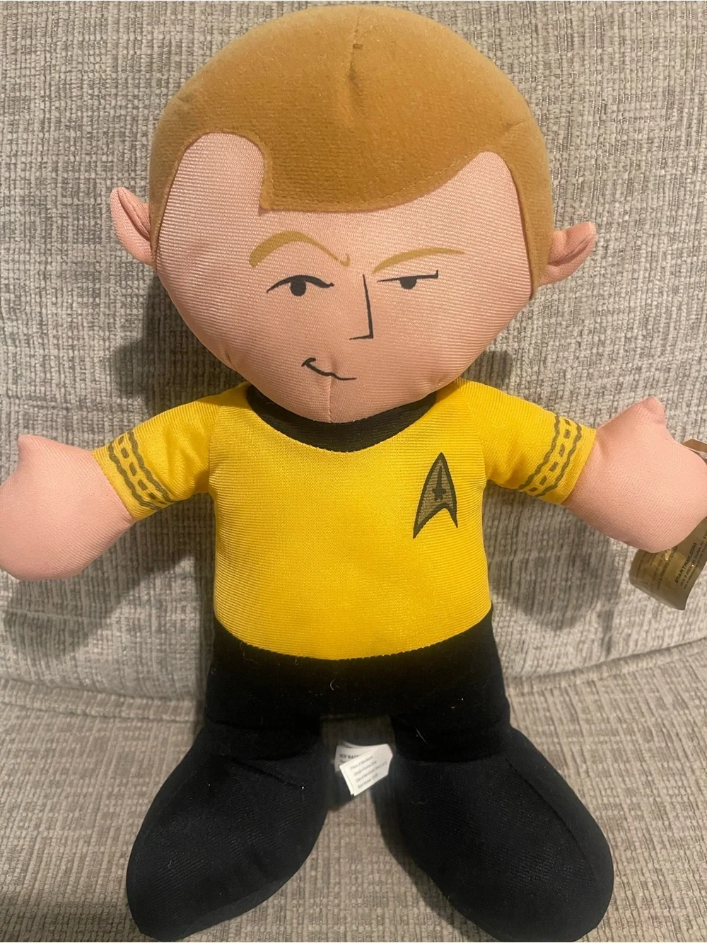Star Trek Captain Kirk Plush Doll w/ Tag Original Series